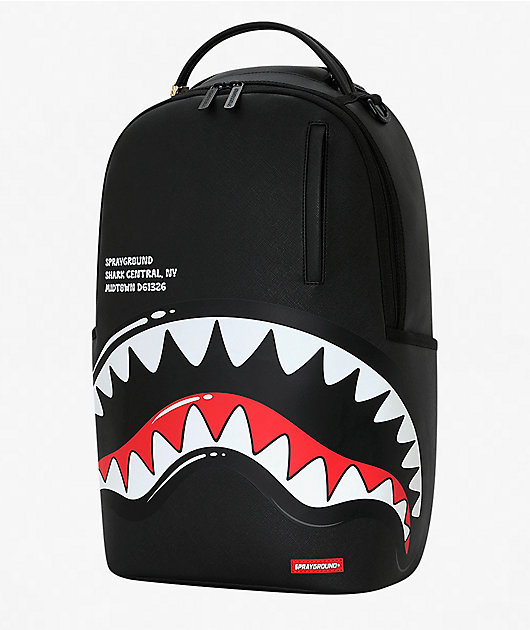 Sprayground Shark Central Bubbly Black Backpack