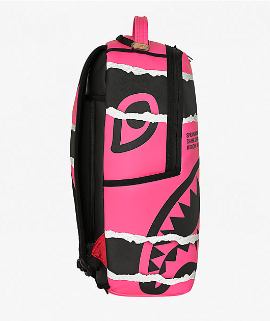 Sprayground Shark Central Duality Tear Pink Backpack