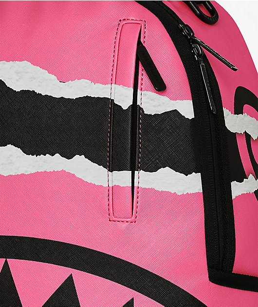Sprayground Shark Central Duality Tear Pink Backpack