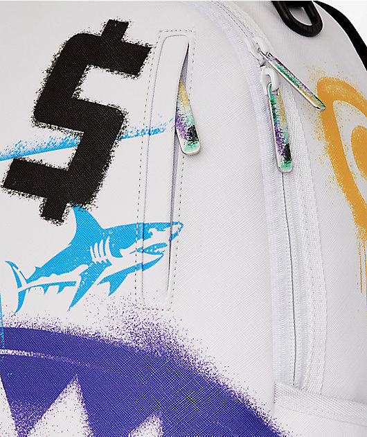 Sprayground Shark Central Stencil Backpack | Zumiez