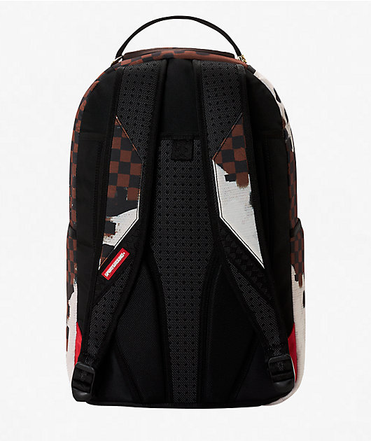 SPRAYGROUND シャーク バックパック ブラウン リュック タグ付き Sprayground Sharks In Paris Painted Brown Backpack | Zumiez