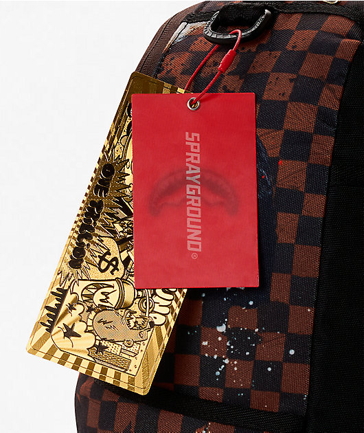 Sprayground Sharks In Paris Painted Brown Backpack