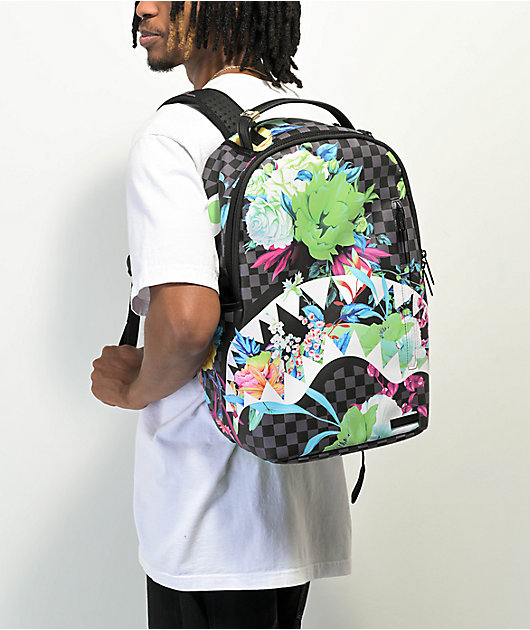 Neon shop shark backpack