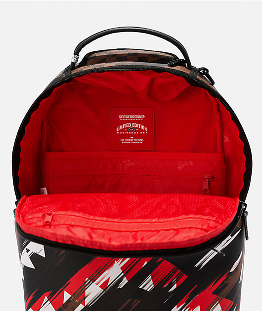 Sprayground Smeared Grunge Brown Backpack | Zumiez