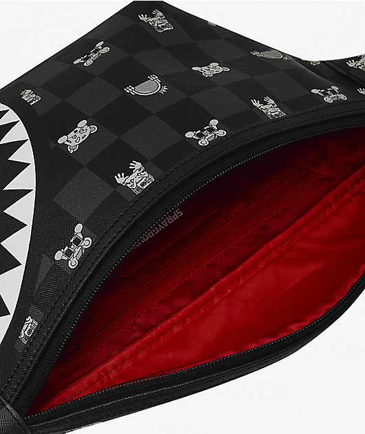 Sprayground Smeared Grunge Brown Tote Bag