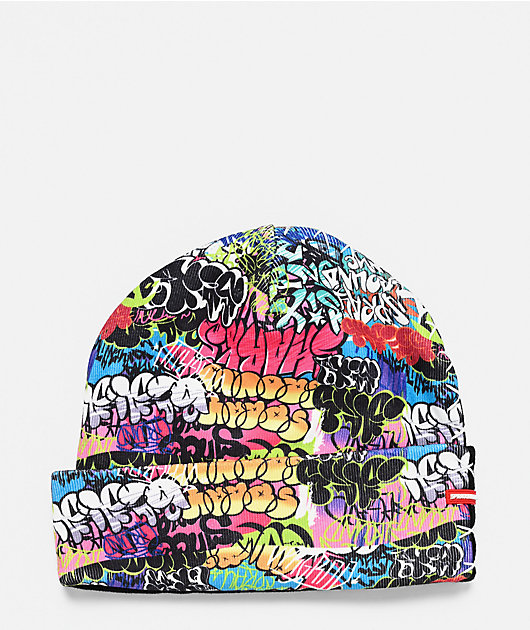 Sprayground Split Knit Graff Beanie | Zumiez