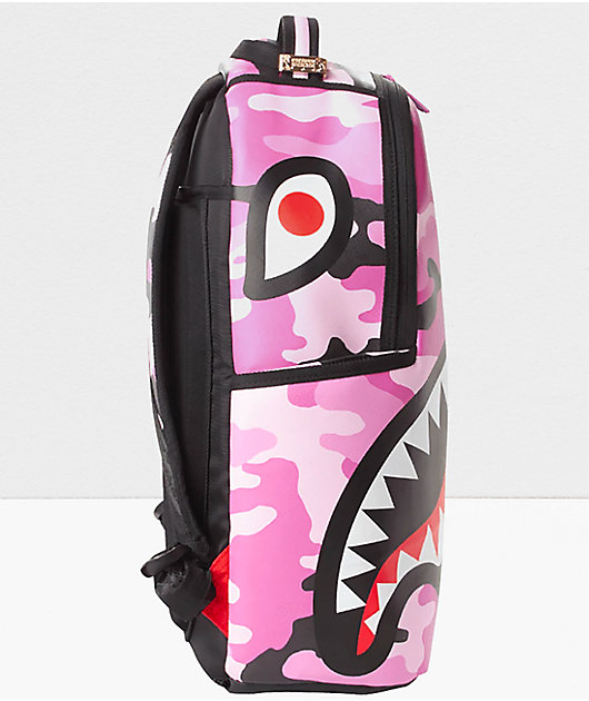 Sprayground Split Pink & Purple Camo Vegan Backpack