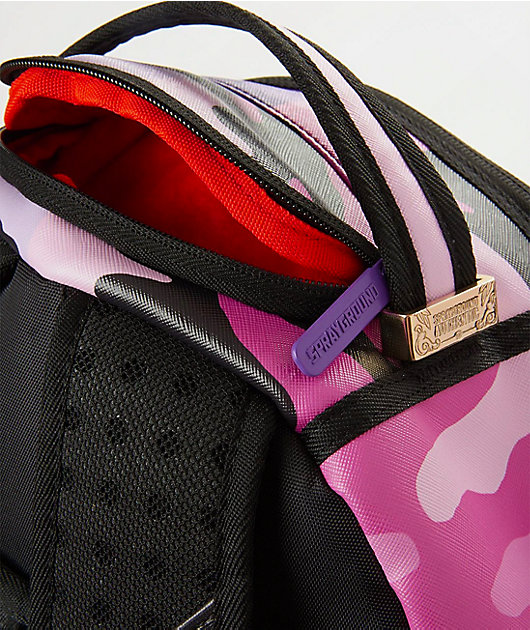 Sprayground Split Pink & Purple Camo Vegan Backpack