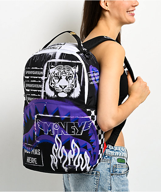 Sprayground Stencil Shark Attack Backpack