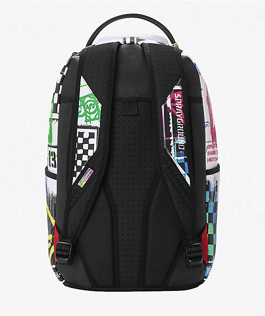 Sprayground Stencil Shark Attack Split Backpack
