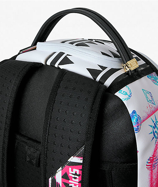 Sprayground Stencil Shark Attack Split Backpack