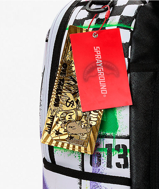 Sprayground Stencil Shark Attack Split Backpack | Zumiez