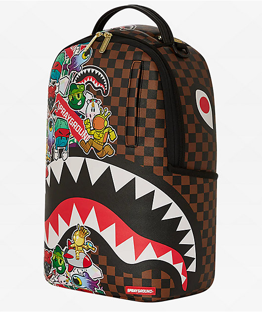 Sprayground Sticker Bomb Backpack Zumiez