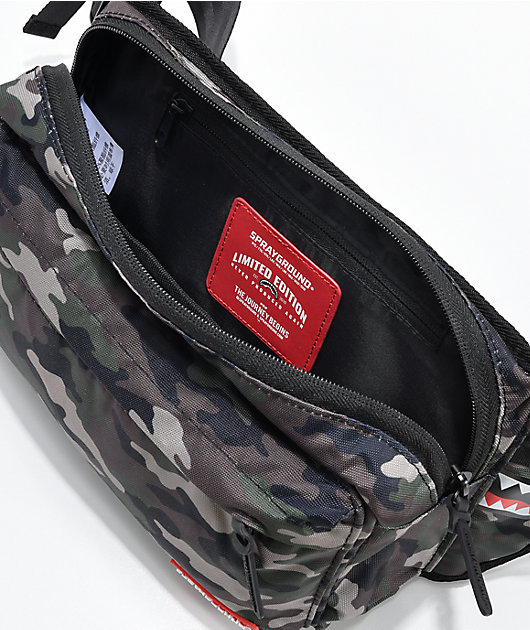 neoprene camo crossbody