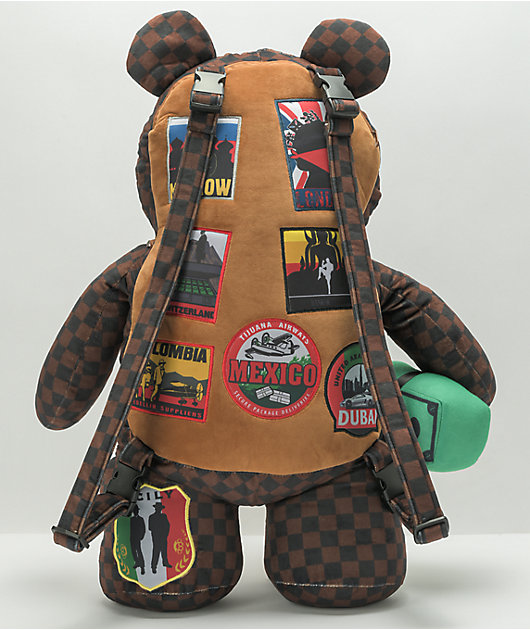 Sprayground Travel Patches Bear Backpack | Zumiez