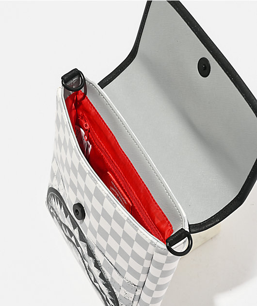 Sprayground Red Stencil Shark Messenger Bag