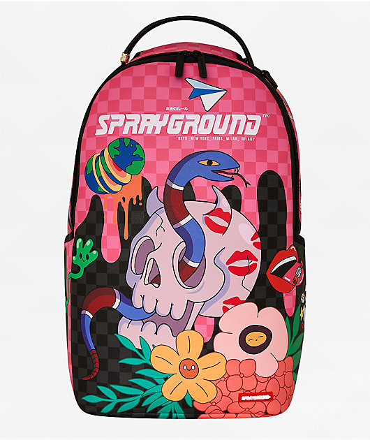 Sprayground Wtf Skull Drip Backpack Zumiez