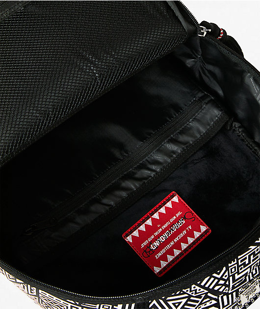 Sprayground x Sandflower A.I.4 Black Backpack