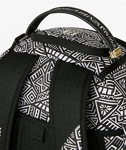 Sprayground x Sandflower A.I.4 Black Backpack