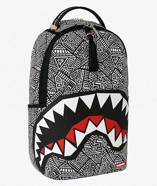 Sprayground x Sandflower A.I.4 Black Backpack