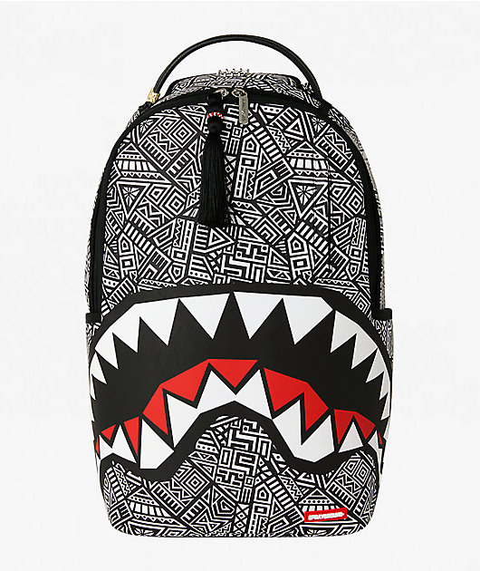 Sprayground x Sandflower A.I.4 Black Backpack