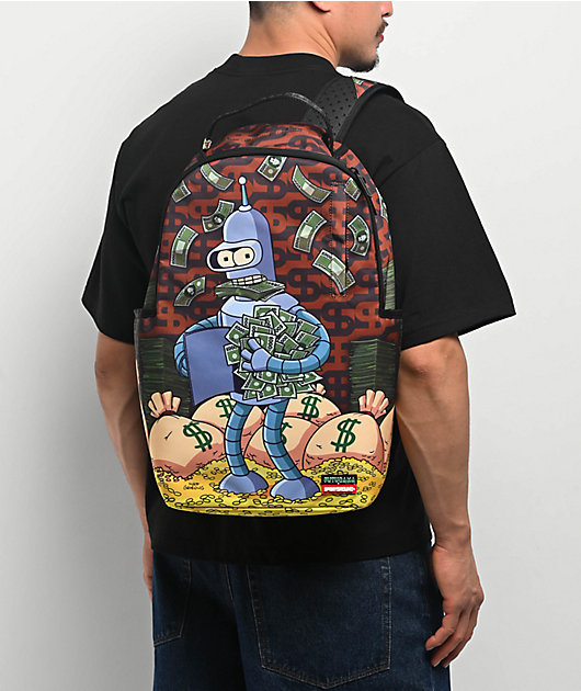 Sprayground x Futurama Bender Money Backpack