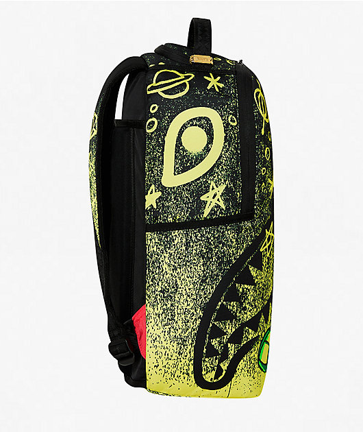 Sprayground x Looney Tunes Marvin The Martian Spray Black Backpack