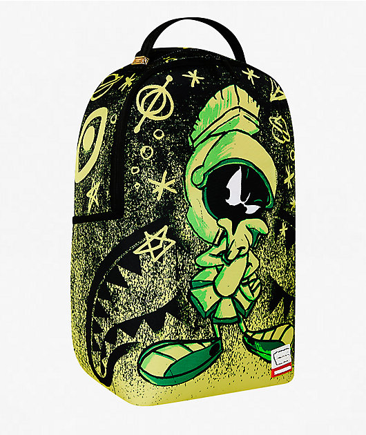 Sprayground x Looney Tunes Marvin The Martian Spray Black Backpack