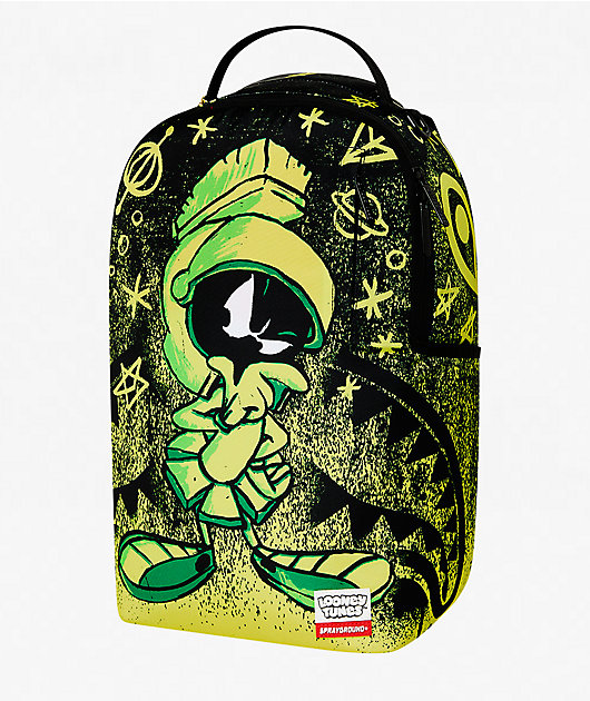Sprayground x Looney Tunes Marvin The Martian Spray Black Backpack