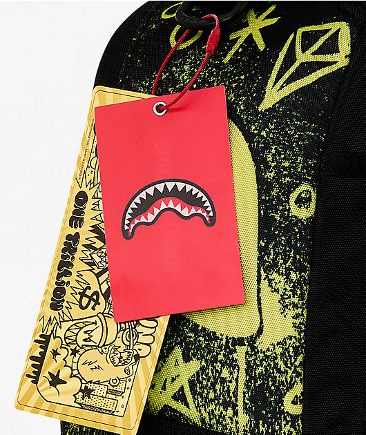 Sprayground x Looney Tunes Marvin The Martian Spray Black Backpack