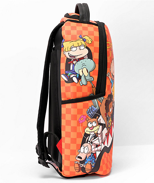Nickelodeon Retro Characters Passport Bag