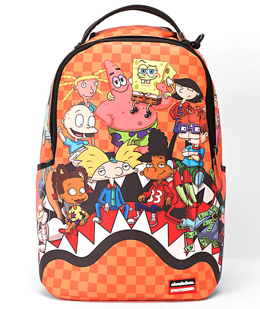 Sprayground Nickelodeon Bob Sponge Backpack Books Bag Back to