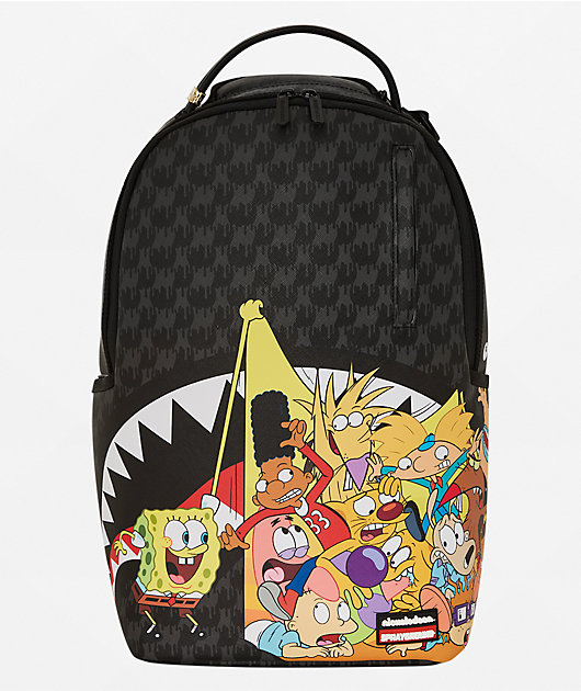 Sprayground x Nickelodeon 90s Crammed Black Backpack | Zumiez