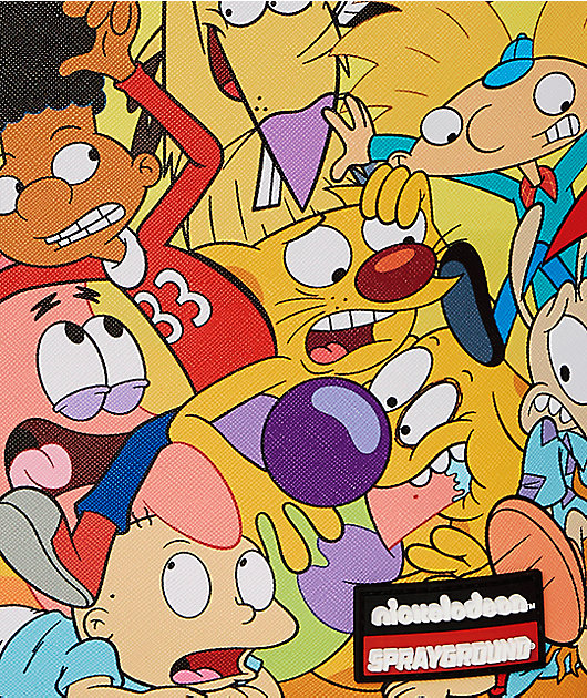 Sprayground x Nickelodeon 90s Crammed Black Backpack | Zumiez