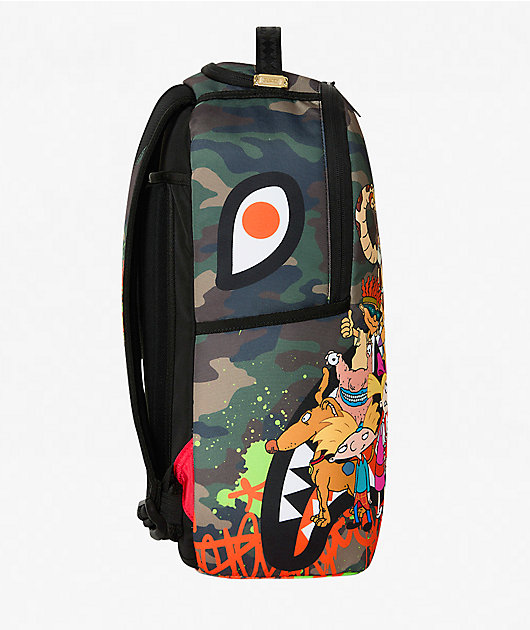 Sprayground x Nickelodeon 90s Nick Graffiti Camo Backpack