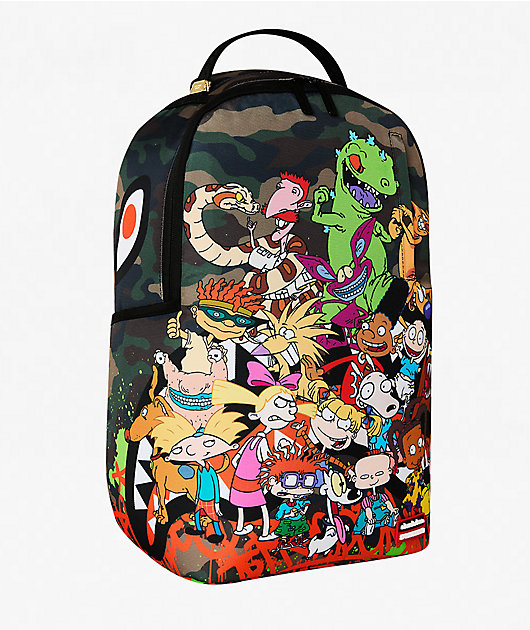 Sprayground x Nickelodeon 90s Nick Graffiti Camo Backpack