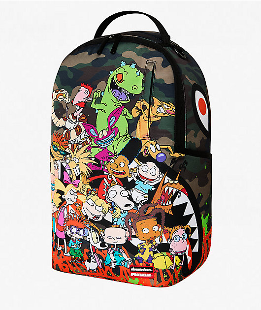 Sprayground x Nickelodeon 90s Nick Graffiti Camo Backpack