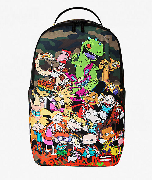 Sprayground x Nickelodeon 90s Nick Graffiti Camo Backpack