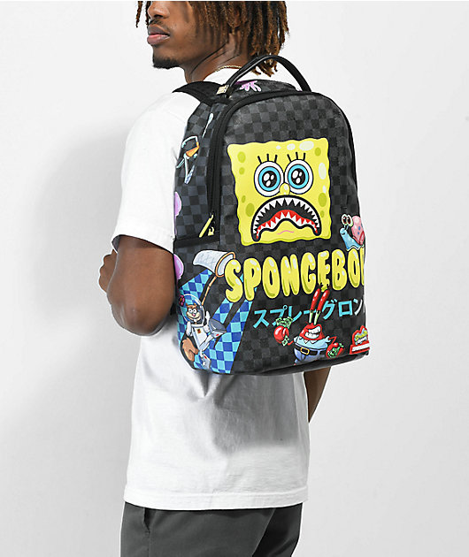 Backpack Sprayground SPONGEBOB IN MUSEUM BACKPACK White