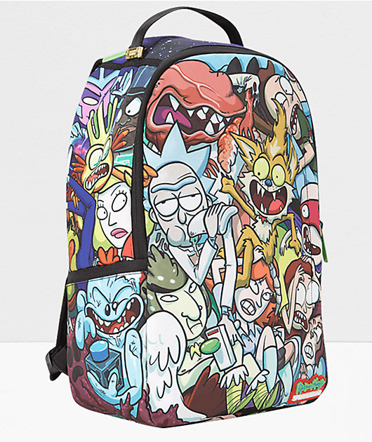 Sprayground X Rick And Morty Portal Green Backpack ...