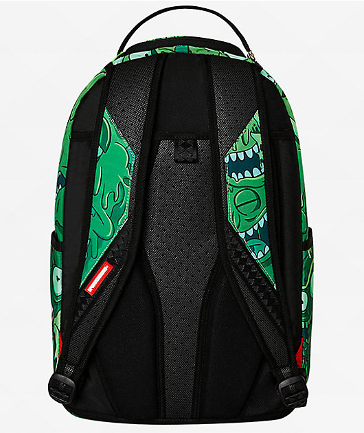 Sprayground x Rick and Morty Fusion Green Backpack