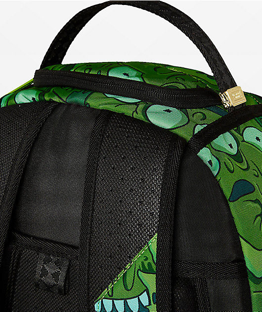 Sprayground x Rick and Morty Fusion Green Backpack | Zumiez
