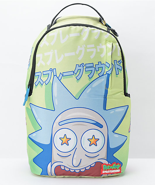Sprayground X Rick And Morty Portal Green Backpack ...