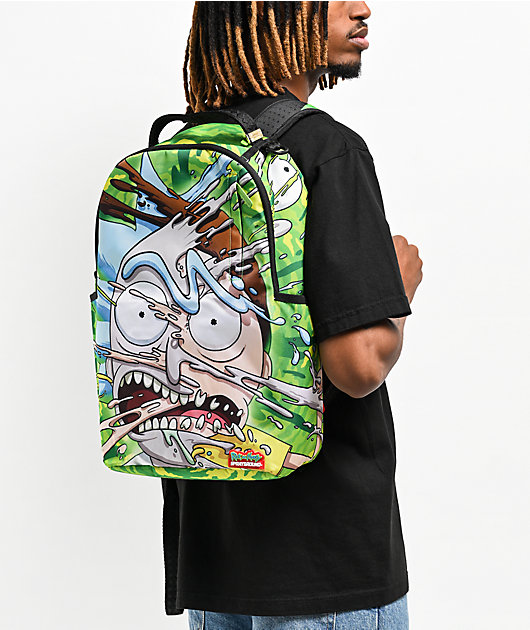 Sprayground x Rick and Morty Merge Backpack Zumiez