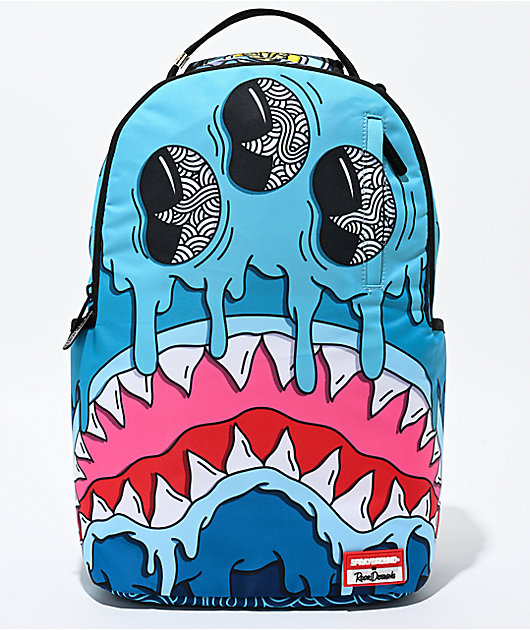 Sprayground x Rodri Designs Melting Shark Backpack | Zumiez