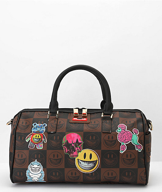 Sprayground x Ron English Brown Mini Duffel Bag