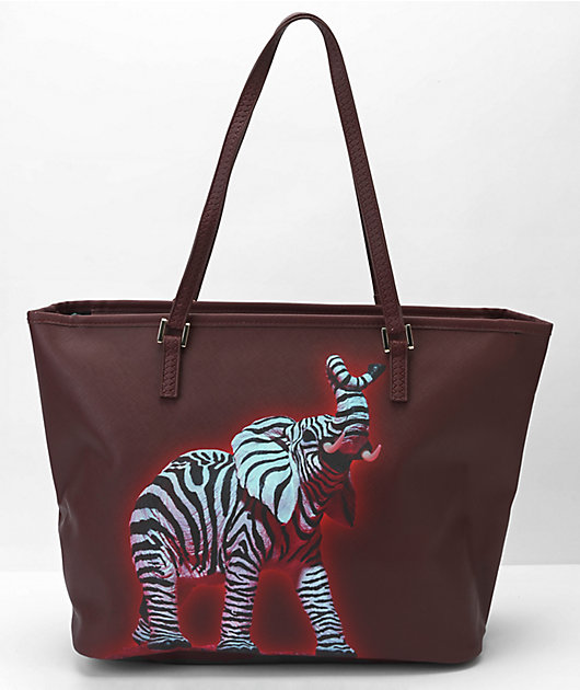 Sprayground x Ron English Zebra Tote Bag