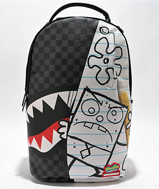 Sprayground x SpongeBob SquarePants Doodle Backpack Zumiez