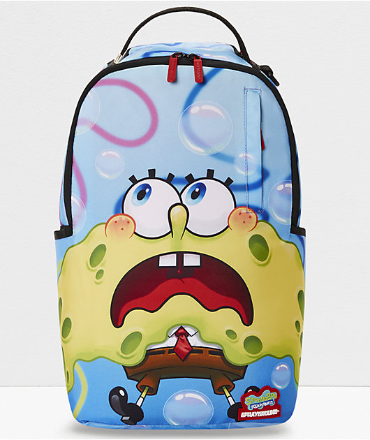 Sprayground スポンジボブ バックパック Sprayground x SpongeBob SquarePants Shark Shape Sponge Blue