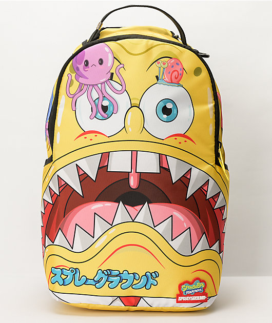 Sprayground spongebob money krabs hotsell 2.0 backpack